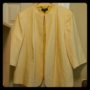 Talbot's beautiful yellow jacket size 20W